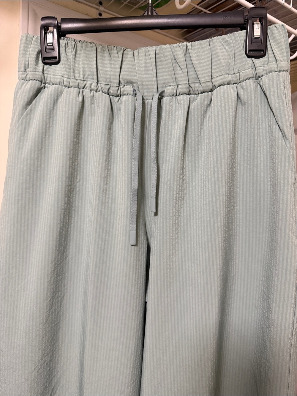 all in motion Olive Green Wide-Leg Drawstring Pants - Picture 2 of 6